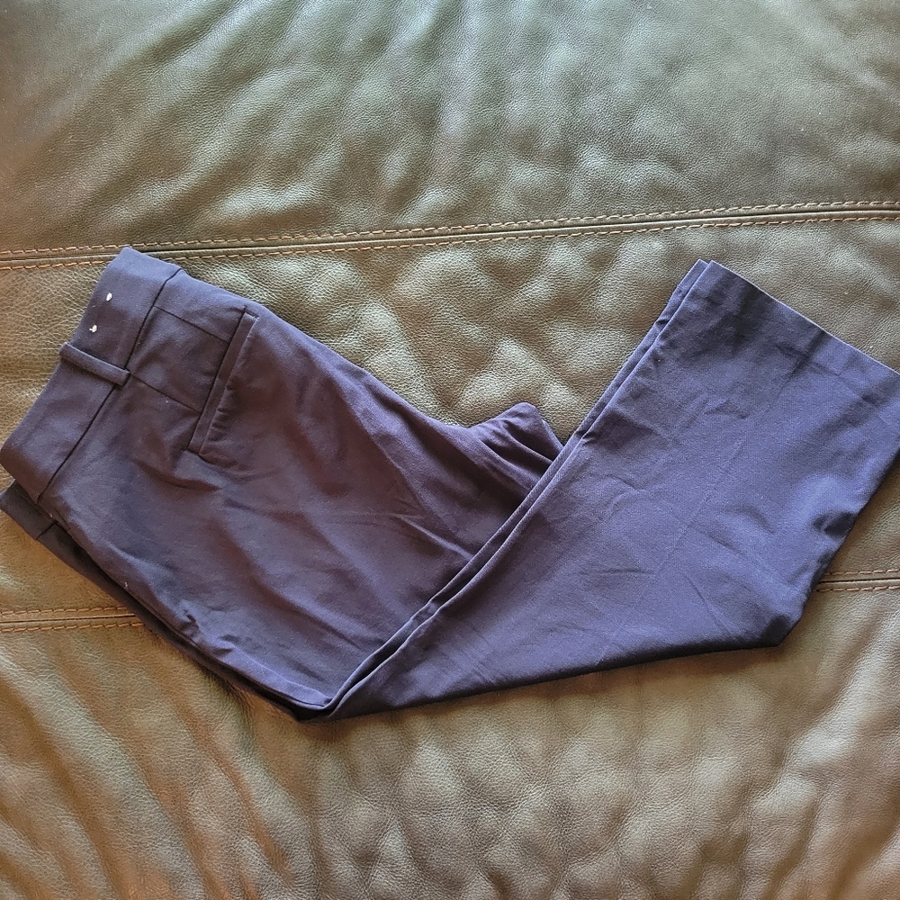 EUC Lane Bryant " The Allie" Navy Capri Pants Sz 18 - Picture 11 of 12